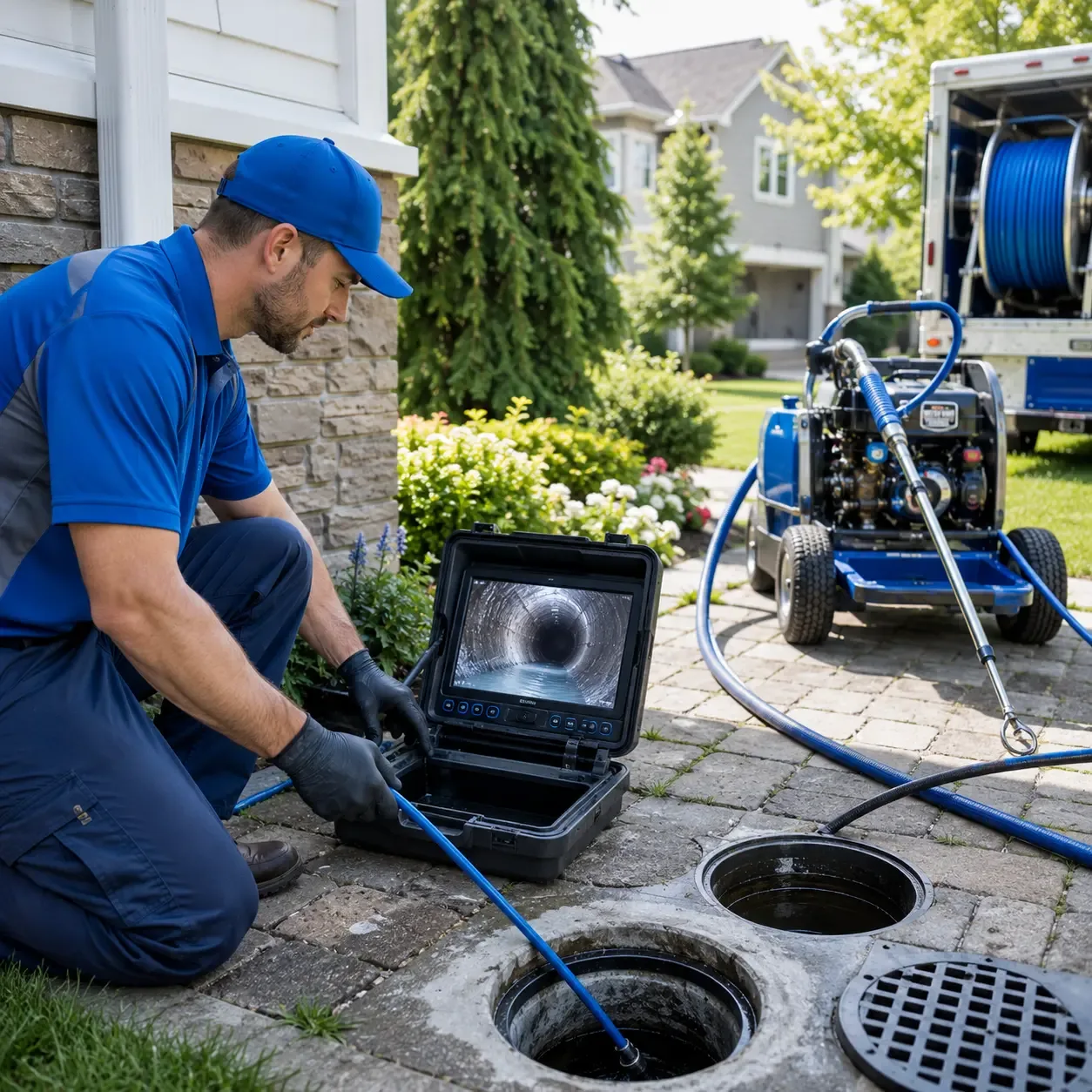 Outdoor drain cleaning professionals serving Whitman, MA